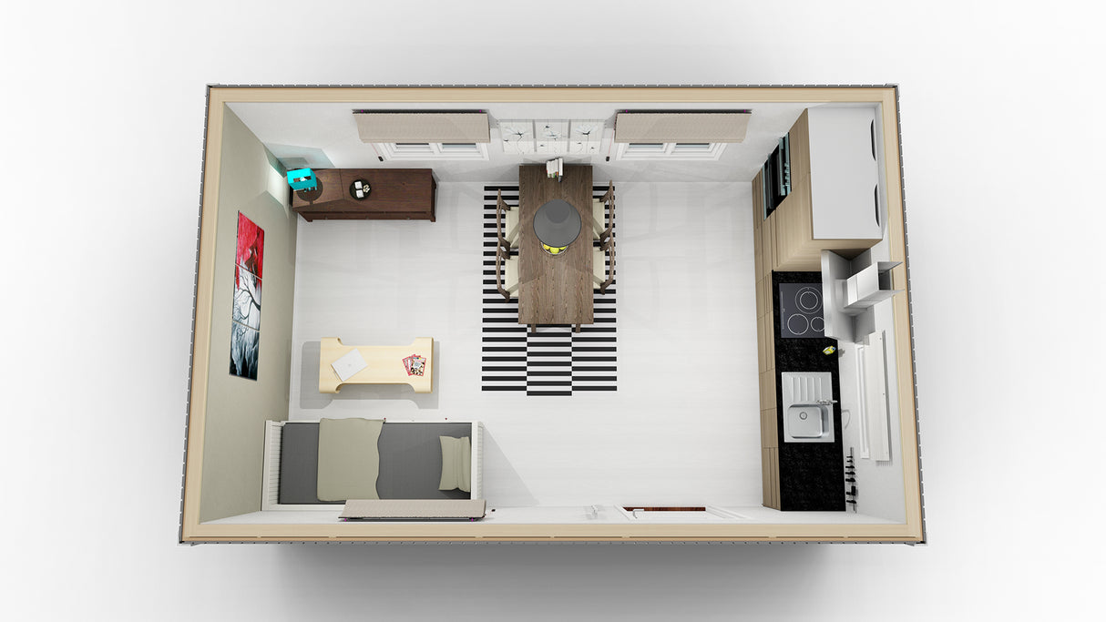 Attefallshus Humlan M2 24 kvm