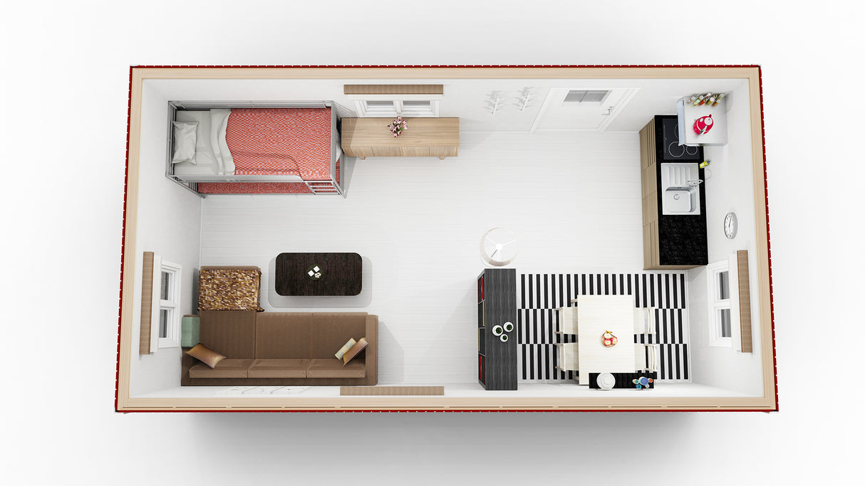 Attefallshus Gubben M2 29 kvm