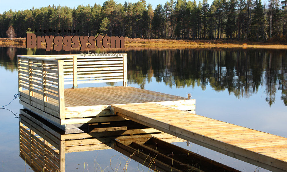 Premiumbrygga 4m med Landgång 4,2m