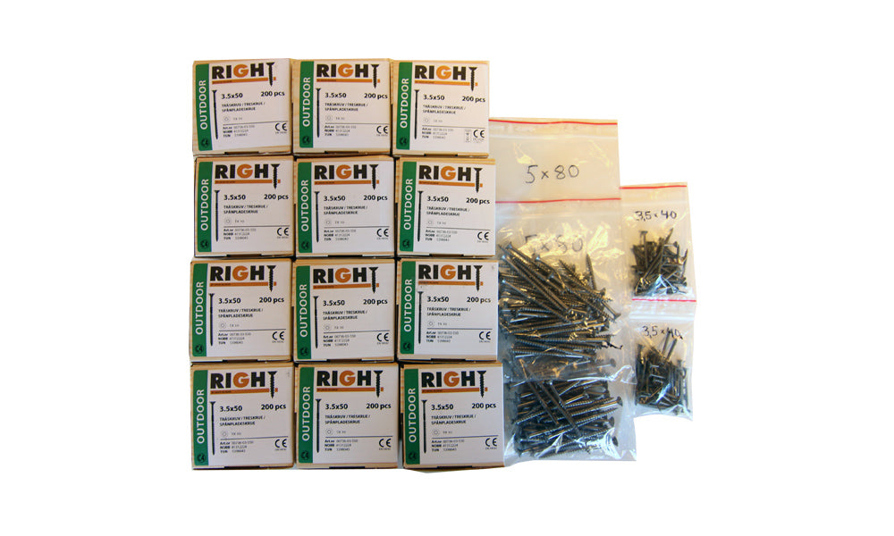 Bastupaket Bondön med Bastu 4 kvm & Harvia M3