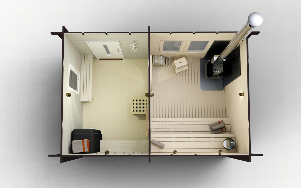 Bastustuga Båtön Funkis 15 kvm