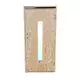 Friggebodörr 90x190 18G med smalt glas (Plywood) - 90x190 höger 18G med smalt glas