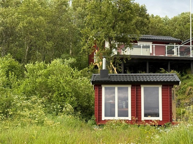 Kundbild för Bastustuga tät grundmodell DL 8 kvm
