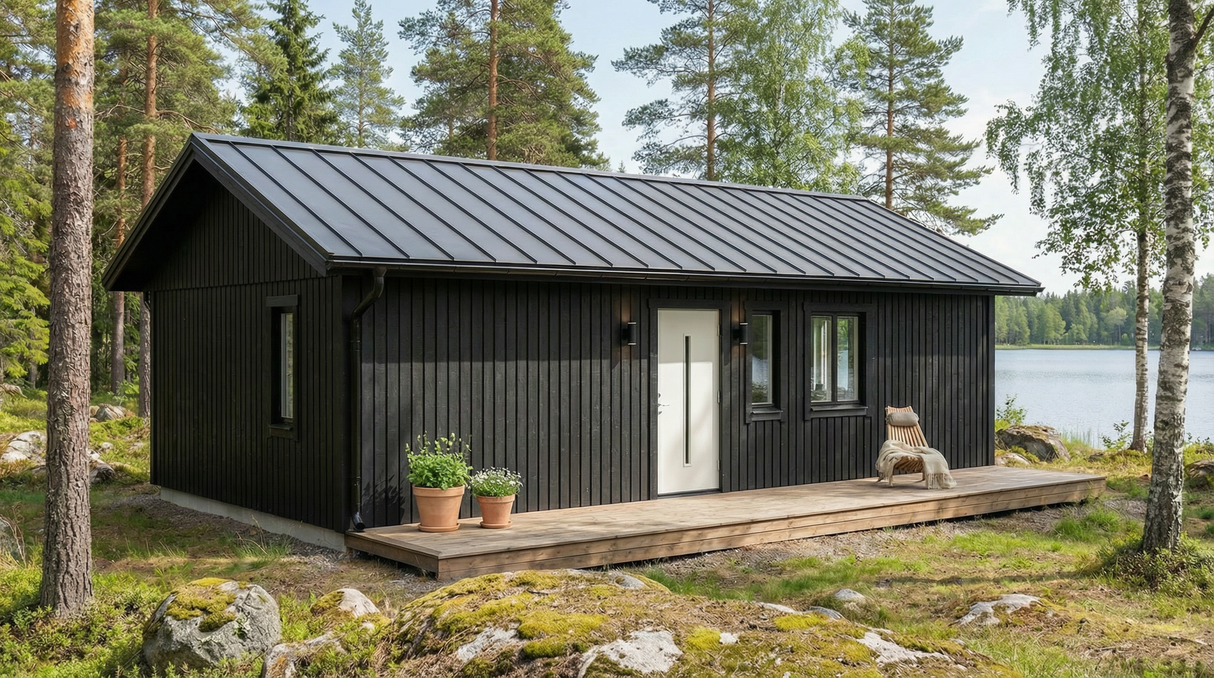 Attefallshus Ammarfjället 2 rum Kök/allrum och toalett 49 kvm