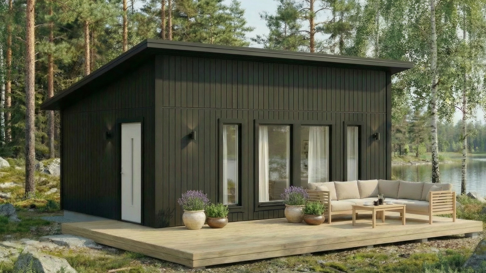 Hytte Åskär 2 rom, kjøkken/stue og toalett 30 kvm