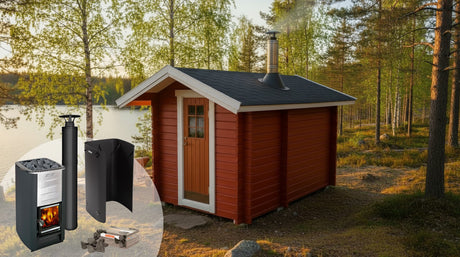Bastupaket Getskär 6,5 kvm & Harvia M3