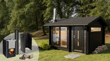 Bastupaket Granskär DL 11 kvm & Harvia 20 Pro
