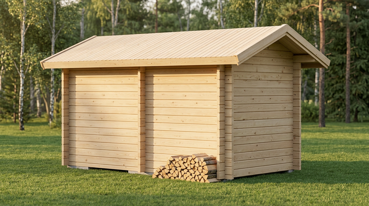 Bastustuga tät grundmodell DL 8 kvm