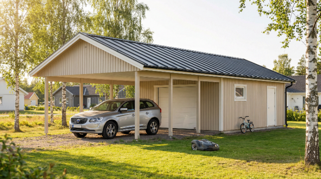 Enkelgarage Ostnas 37kvm