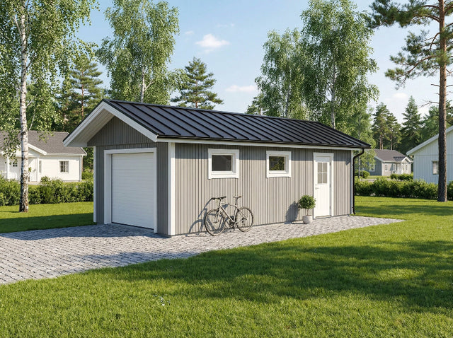 Enkelgarage Romelson 32 kvm