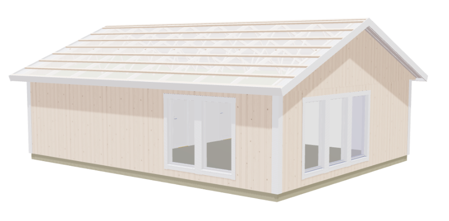Fritidshus Borgafjäll 2 rum Kök/allrum och toalett 72 kvm