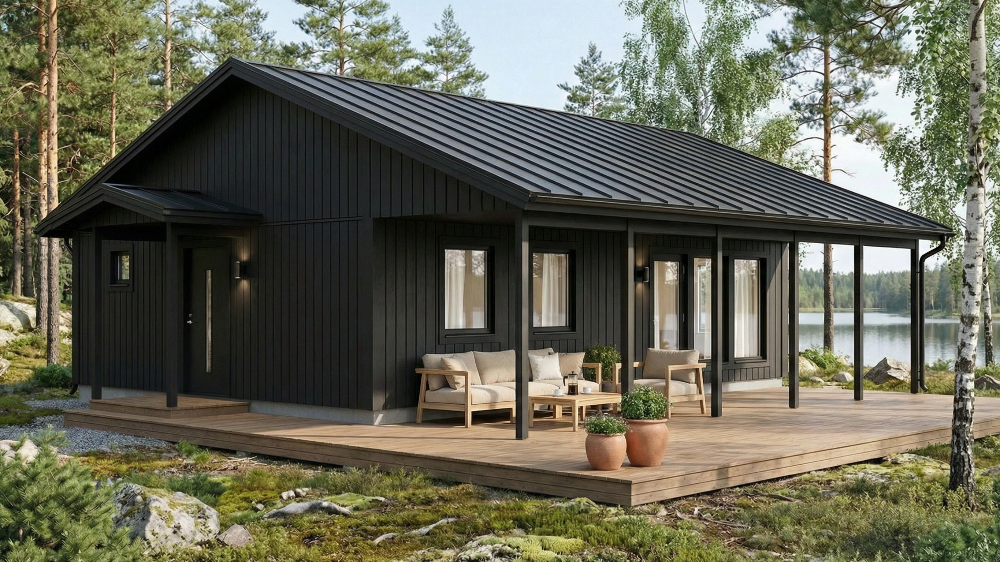 Fritidshus Vännskär 3 rum, kök/allrum och toalett 70kvm