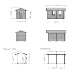Bastupaket Brändön BL 8 kvm & Harvia 20 Pro