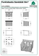 Bastustuga Sandskär Funkis 8 kvm