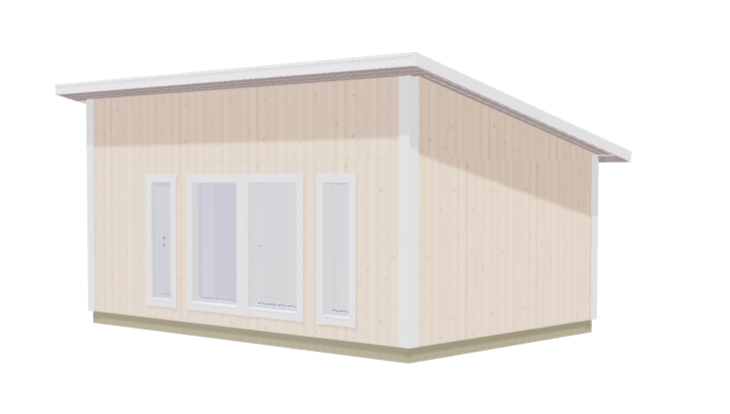 Hytte Åskär 2 rom, kjøkken/stue og toalett 30 kvm