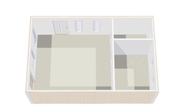 Hytte Kvistholmen 1 rom, Kjøkken/stue og toalett 40kvm