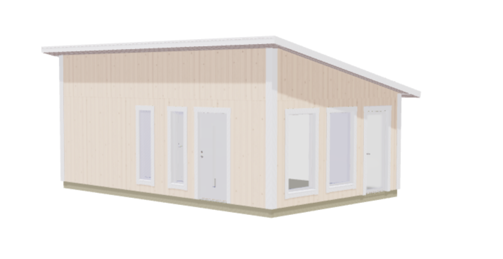 Hytte Kvistholmen 1 rom, Kjøkken/stue og toalett 40kvm