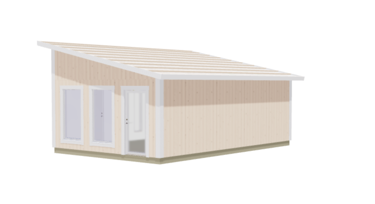 Hytte Kvistholmen 1 rom, Kjøkken/stue og toalett 40kvm