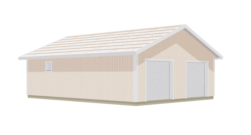 Dubbelgarage Sandholmen med lägenhet och toalett 22kvm totalt 72kvm