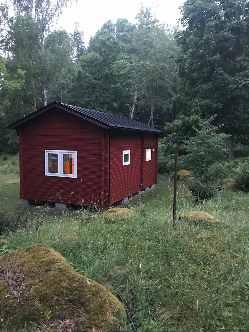 Kundbild för Attefallshus Tät Grundmodell Loft Torp 24 kvm