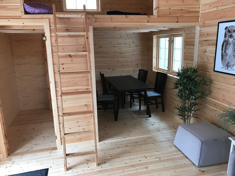 Kundbild för Attefallshus Tät Grundmodell Loft Torp 24 kvm