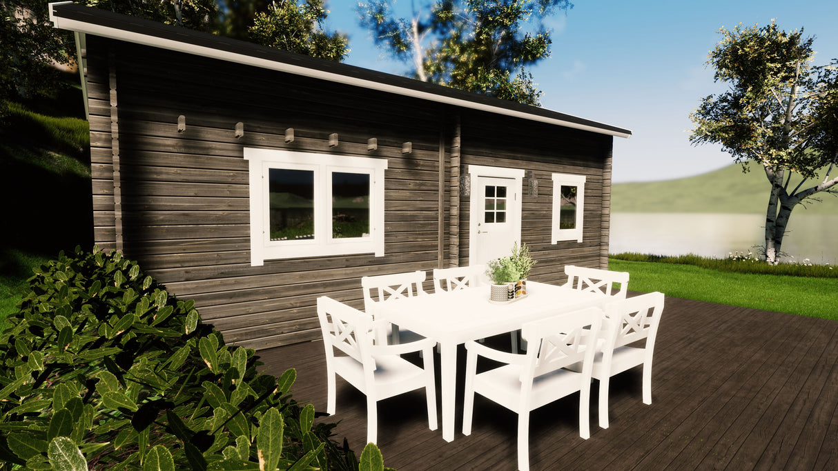 Attefallshus Brusan Loft Torp 30 kvm