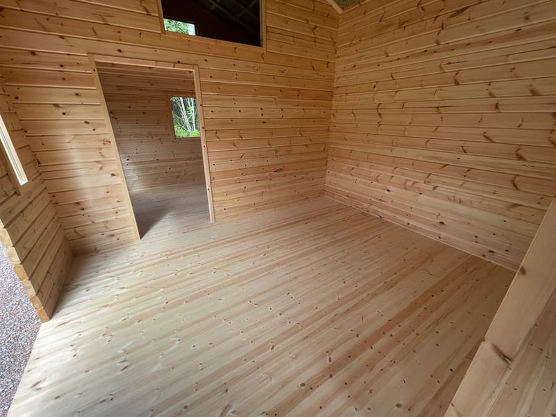 Kundbild för Attefallshus Tät Grundmodell Loft Torp 30 kvm med tre rum