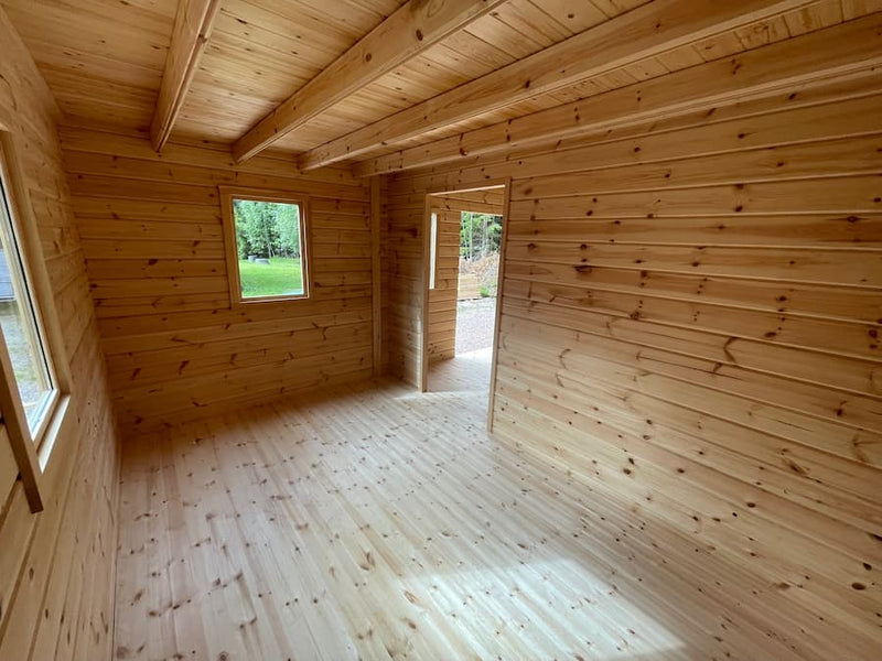 Kundbild för Attefallshus Tät Grundmodell Loft Torp 30 kvm med tre rum