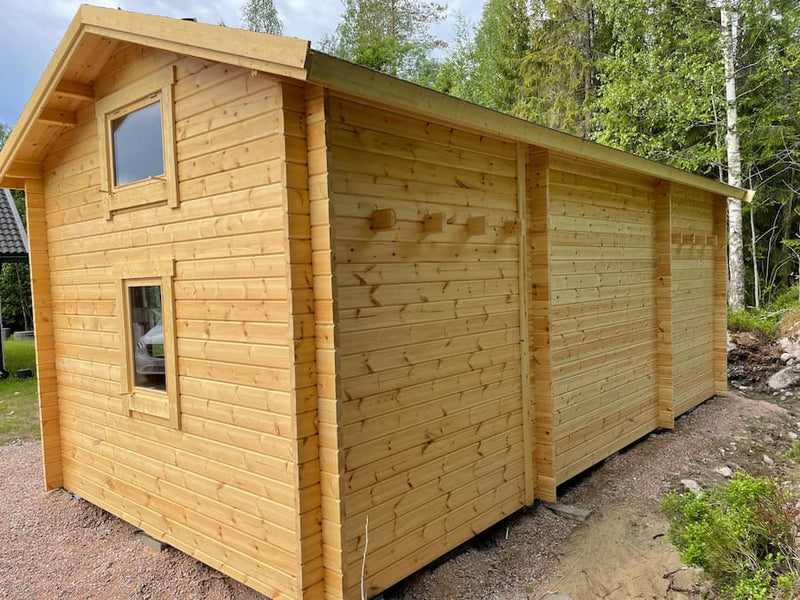 Kundbild för Attefallshus Tät Grundmodell Loft Torp 30 kvm med tre rum