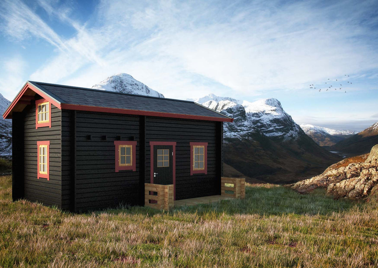 Attefallshus Granden Loft Torp 24 kvm