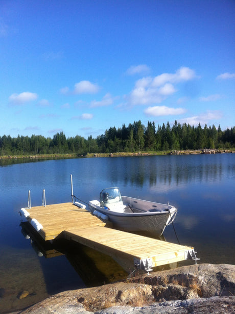 Båtbrygga 4m inkl. Landgång 4,2m