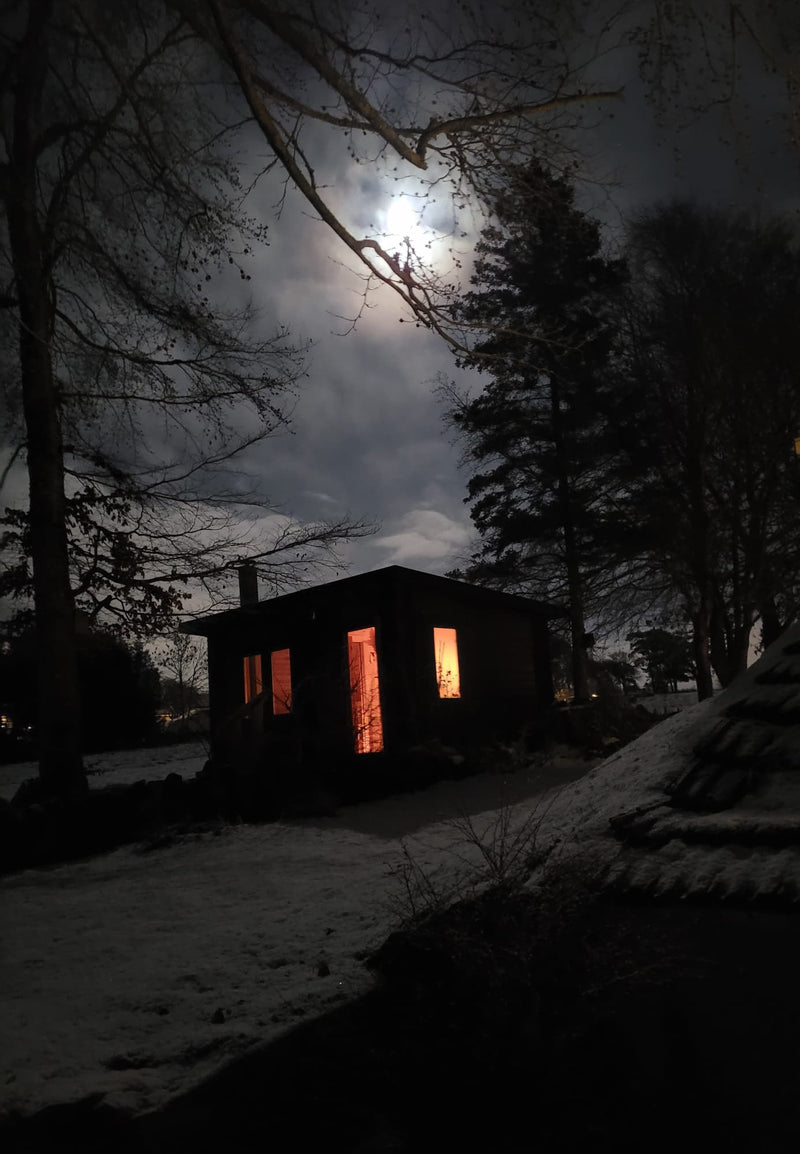 Kundbild för Badstue Båtøn med skråtak 15 kvm