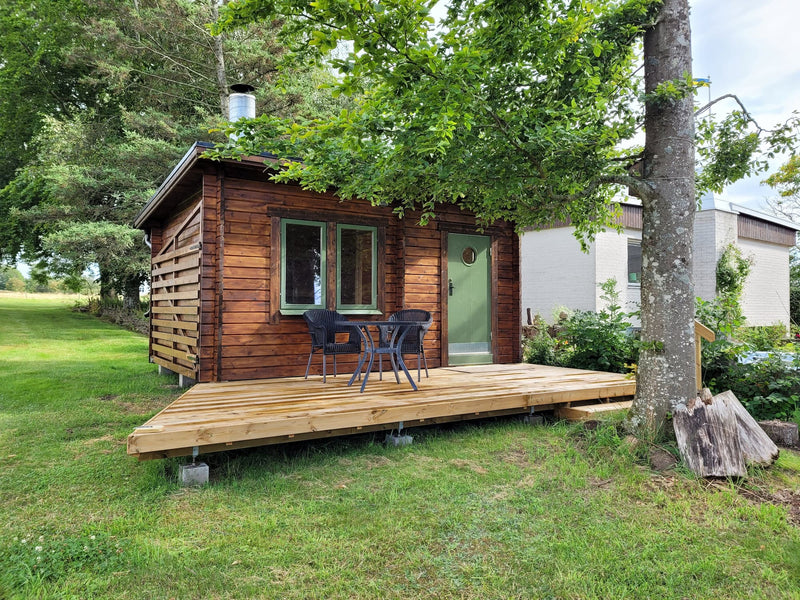 Kundbild för Badstue Båtøn med skråtak 15 kvm