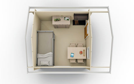 Friggebod Hunden Original 9,9 kvm