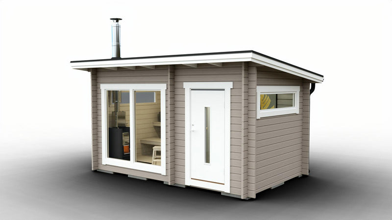 Kundbild för Badstue tett grunnmodell med skråtak 11 kvm