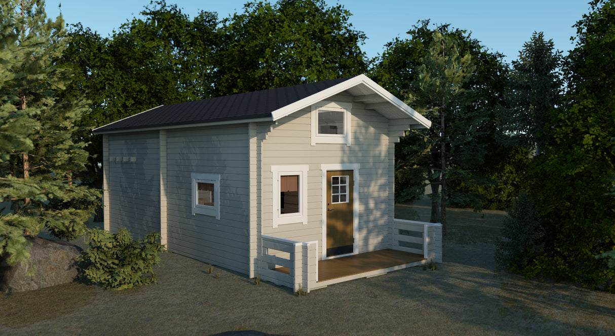 Attefallshus Altappen Loft 30 kvm