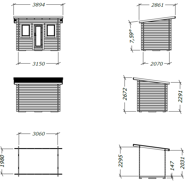 Bastustuga Malmudden Funkis 6,5 kvm
