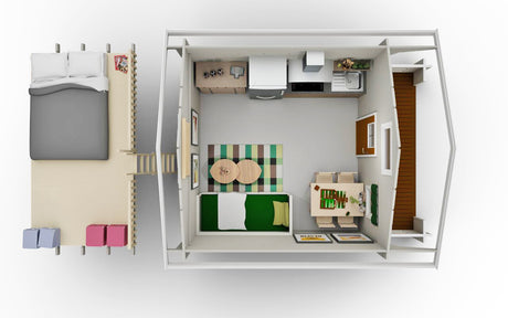 Loftstuga Uttern 15 kvm