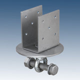 U-stolpsko till skruvpåle