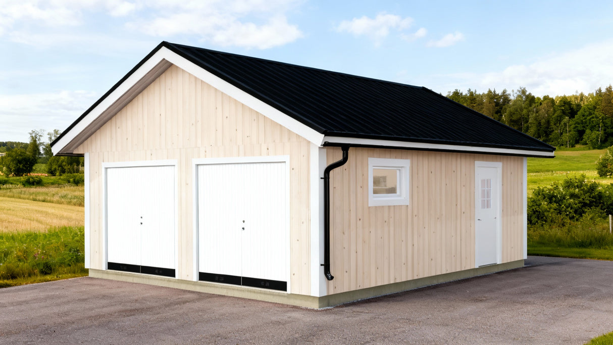 Dubbelgarage Syter 50 kvm