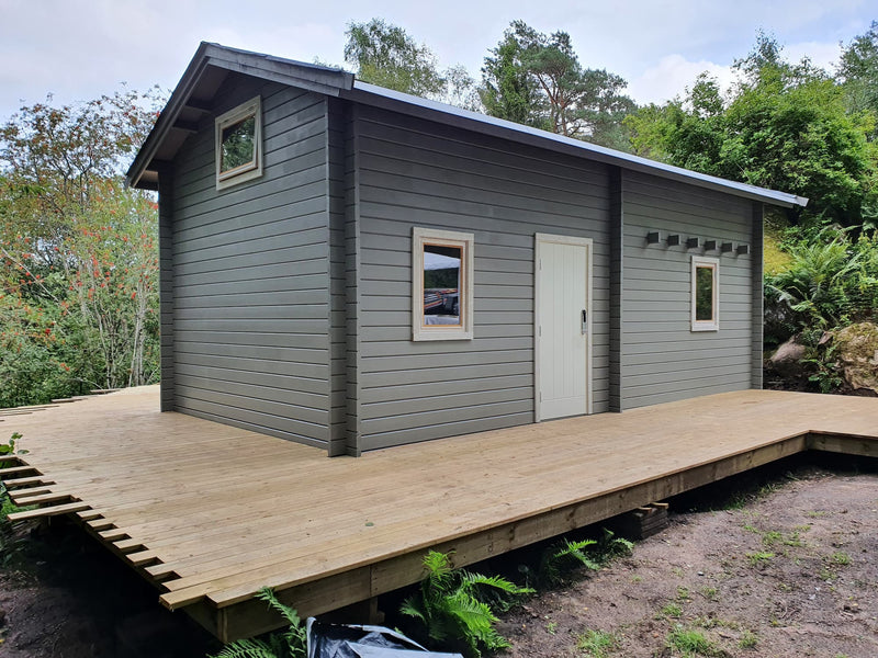 Kundbild för Attefallshus Tät Grundmodell Loft Torp 30 kvm