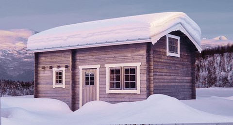 Attefallshus Loft Torp 24 Kvm Fjäll Kvällsol Web