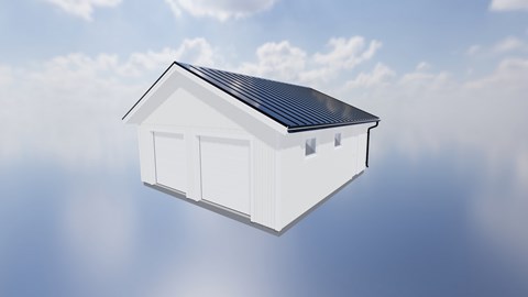 Garage i byggsats