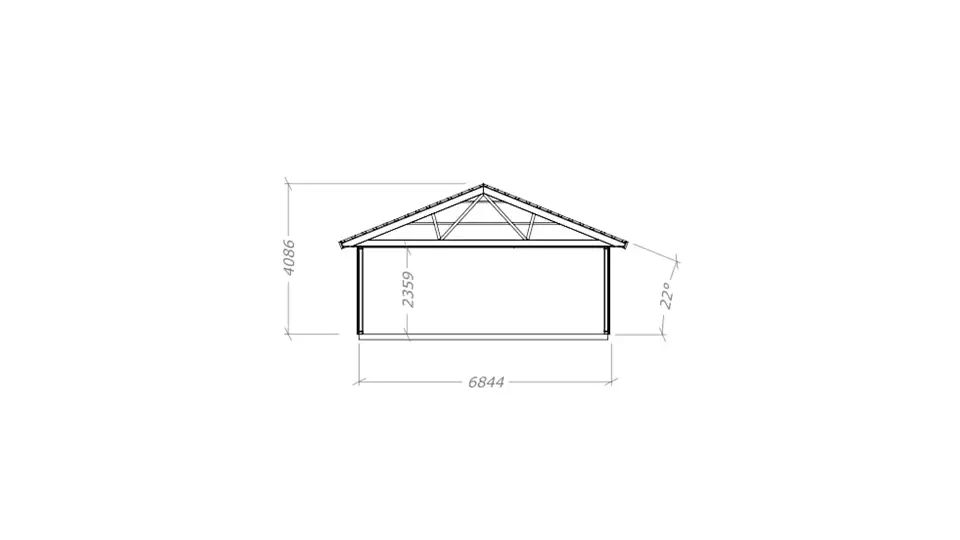 Konstruktion Dubbelgarage Syter 50 Kvm