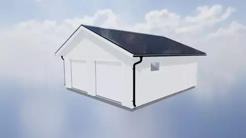 Dubbelgarage Syter 50 kvm