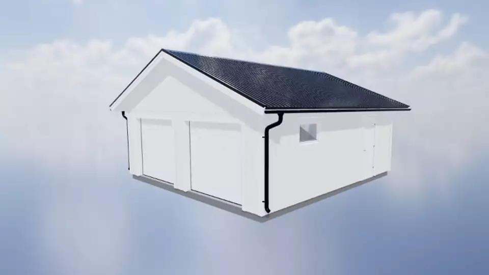 Dubbelgarage Syter 50 Kvm