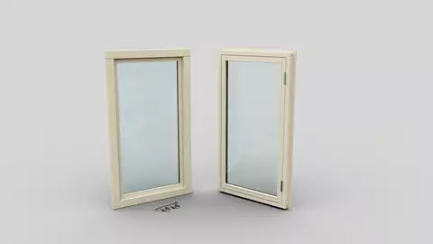 Öppningsbart enkelhärdat fönster 670x1200mm Energi 45mm vägg