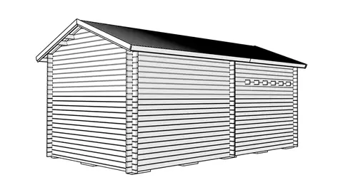 Attefallshus Tät Grundmodell Loft Torp 30 kvm