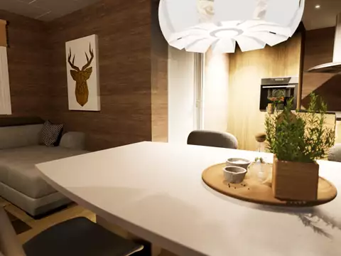 Fritidshus 47 Köksbord
